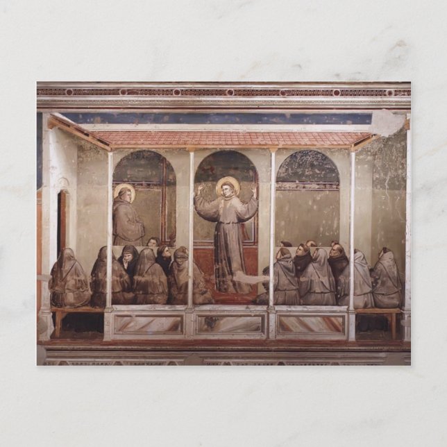 Giotto:St. Francis Appears to St. Anthony in Arles Postcard (Front)