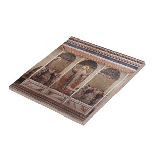Giotto:St. Francis Appears to St. Anthony in Arles Tile
