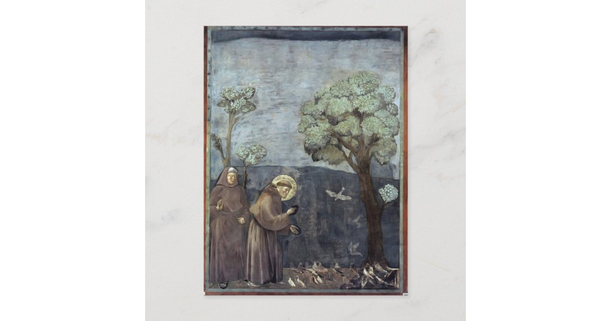 Giotto: St. Francis Preaching to the Birds Postcard