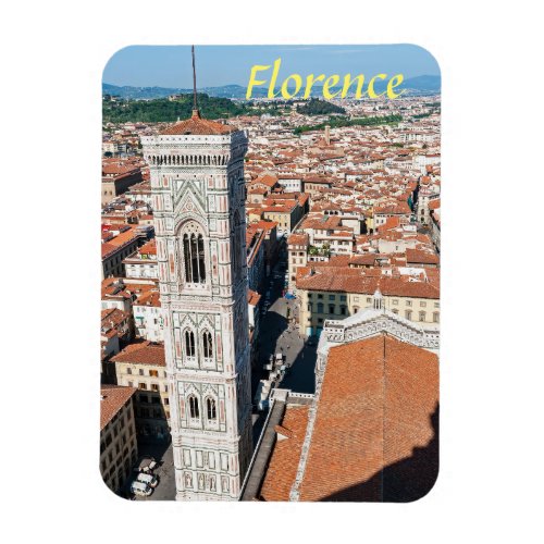 Giottos Campanile _ Florence Tuscany Italy Magnet
