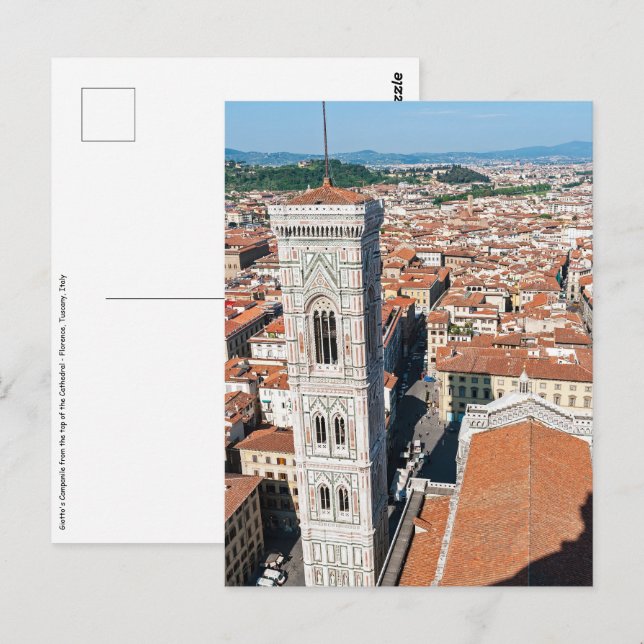 Giotto's Campanile - Florence, Tuscany, Italy Postcard (Front/Back)