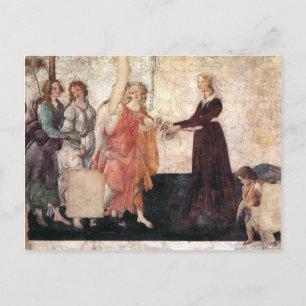 Giovanna Albizi With Venus And The Graces Postcard