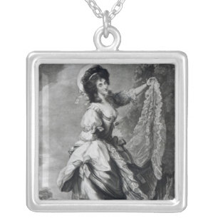Giovanna Baccelli, engraved by John Jones Silver Plated Necklace