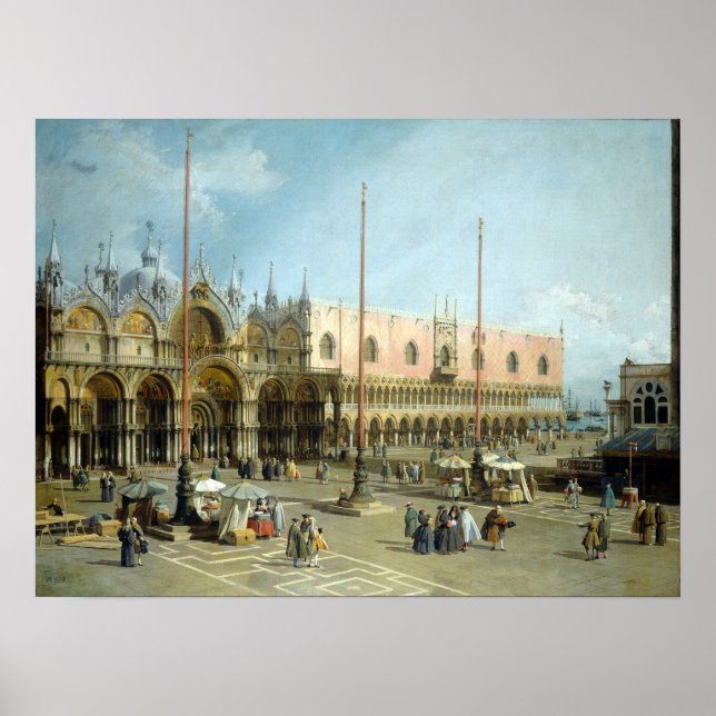 Giovanni Antonio Canal Piazza San Marco Poster (Front)