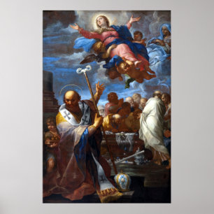 Giovanni Battista Lenardi The Assumption of the Vi Poster