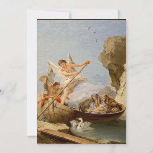 Giovanni Battista Tiepolo _ Flight in Egypt Invitation
