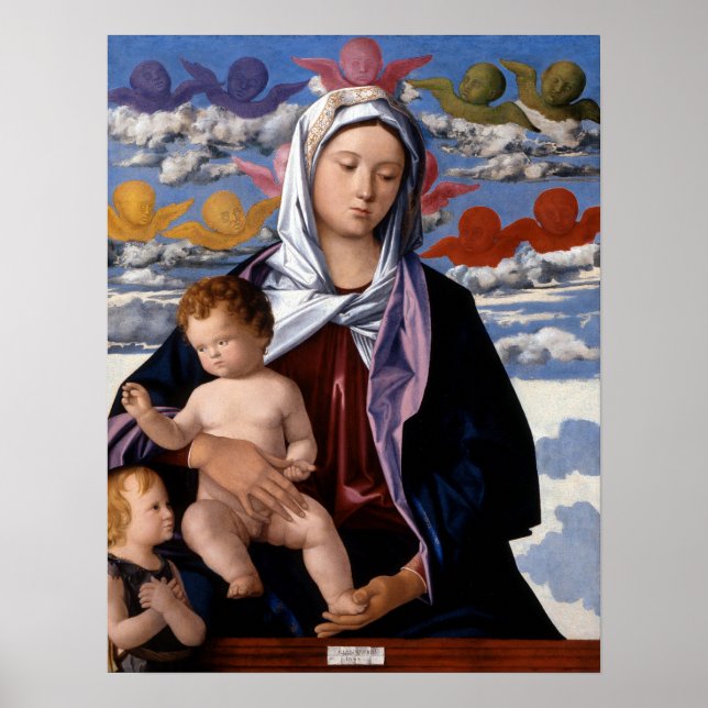 Giovanni Bellini Madonna and Child with St. John Poster (Front)
