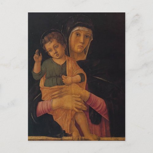 Giovanni Bellini_ Madonna with Child Blessing Postcard