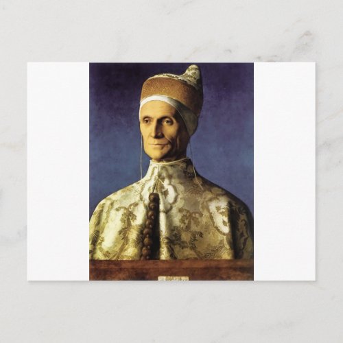 Giovanni Bellini Portrait of Doge Leonardo Loredan Postcard