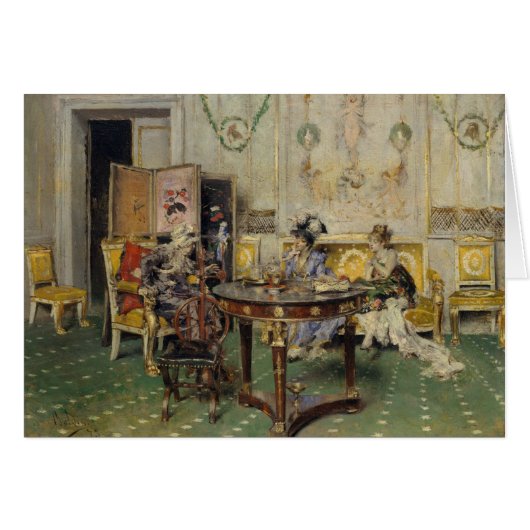 Giovanni Boldini - Gossip Cards (Front Horizontal)