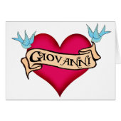 Giovanni - Custom Heart Tattoo (Front Horizontal)