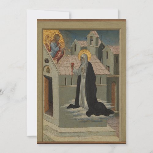Giovanni di Paolo _ Saint Catherine of Siena Excha Invitation