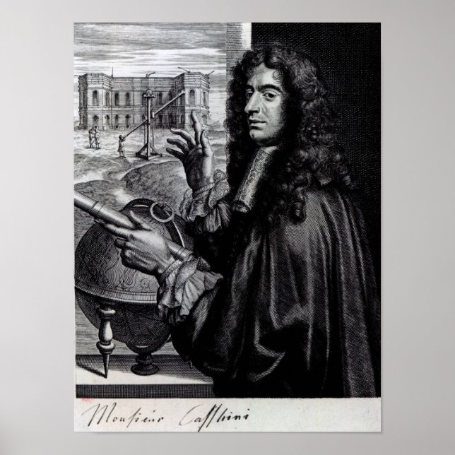 Giovanni Domenico Cassini Poster (Front)