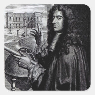 Giovanni Domenico Cassini Square Sticker