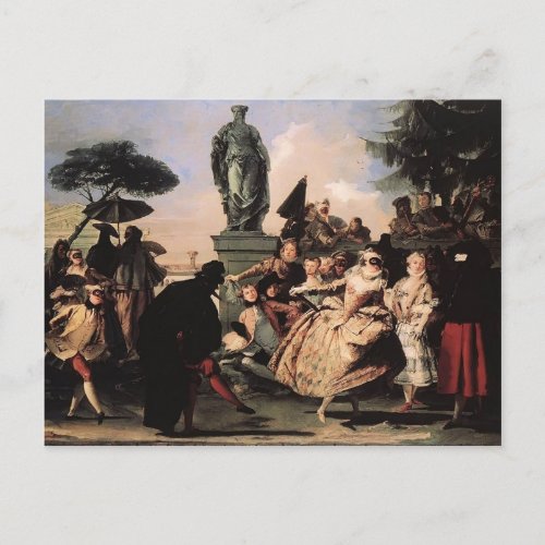 Giovanni Domenico Tiepolo_ Minuet Postcard