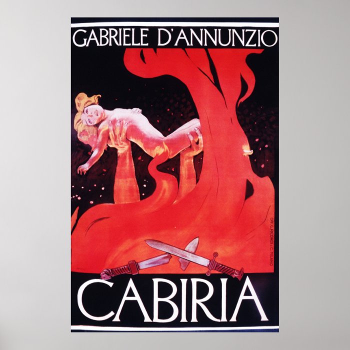 Giovanni Pastrone Cabiria Poster