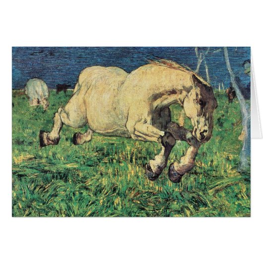 Giovanni Segantini - Galloping horse (Front Horizontal)