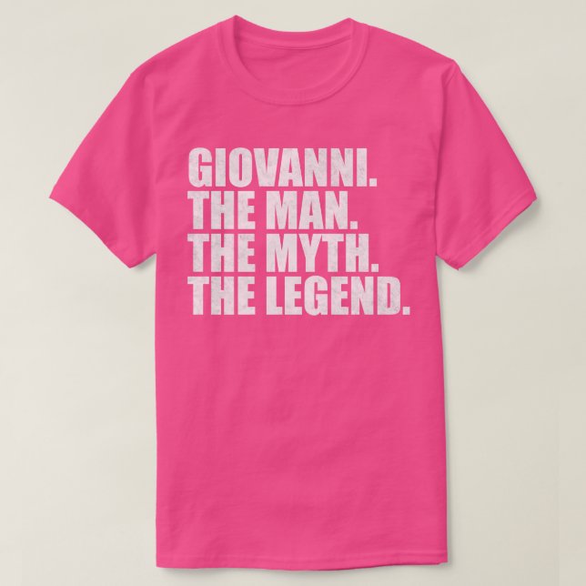 GiovanniGiovanni Name Giovanni given name T-Shirt (Design Front)