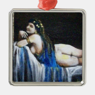 GIPSY BLUE METAL ORNAMENT