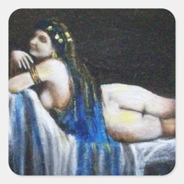 GIPSY BLUE SQUARE STICKER (Front)