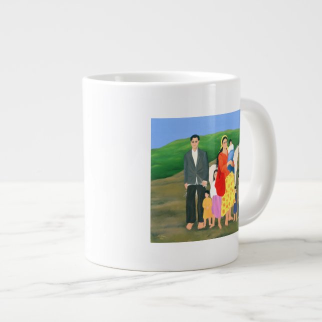 Gipsy Family 1986 Giant Coffee Mug (Front Right)