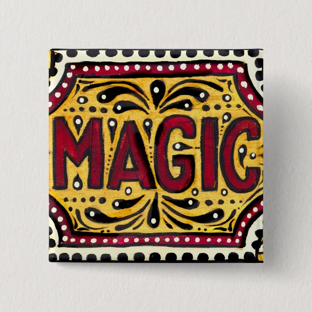 Gipsy Magic Pinback Button (Front)