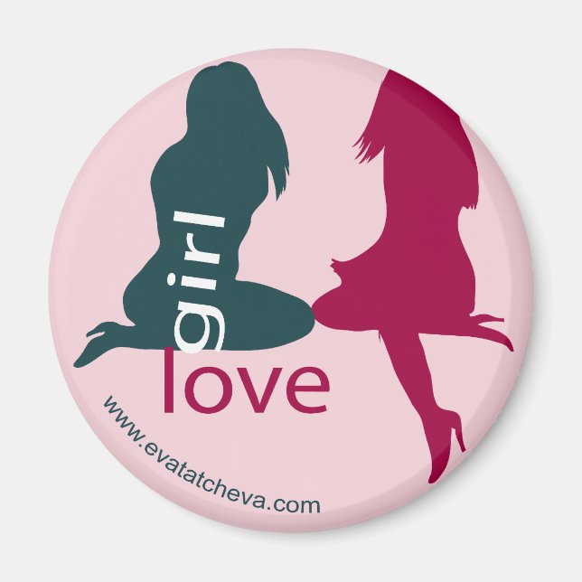 'Gir Love' Designer Magnet (Front)