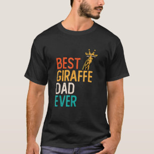 Giraff Zoo Animal Lover Funny Giraffe Father Dad G T-Shirt