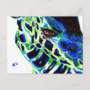 Giraffe 1 postcard