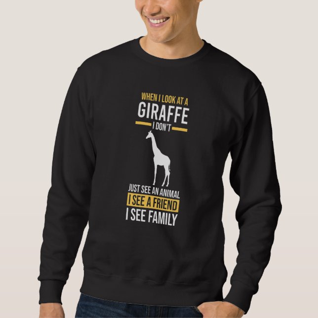Giraffe  1 sweatshirt (Front)