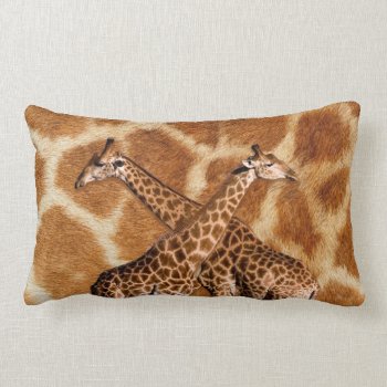 Giraffe 1a Pillows Options by Ronspassionfordesign at Zazzle