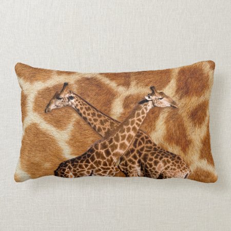 Giraffe 1a Pillows Options