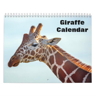 Giraffe 2027 calendar