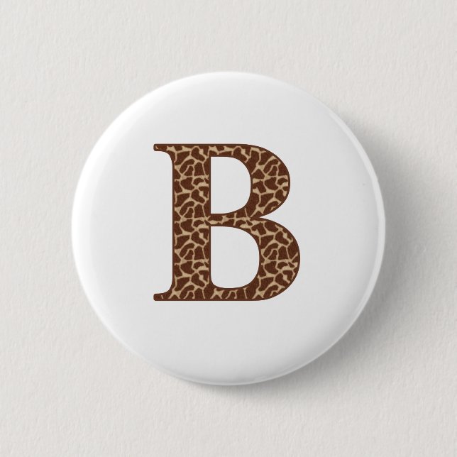 Giraffe A Button (Front)