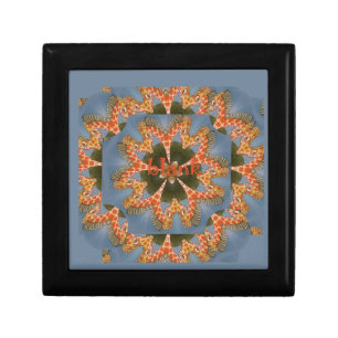 Giraffe Abstract Art Print Jewelry Box