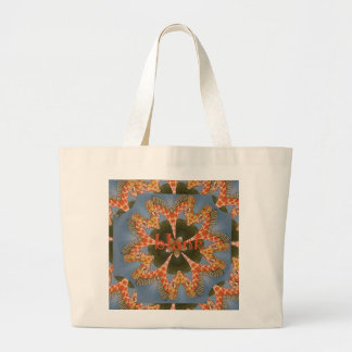 Giraffe Abstract Art Print Large Tote Bag