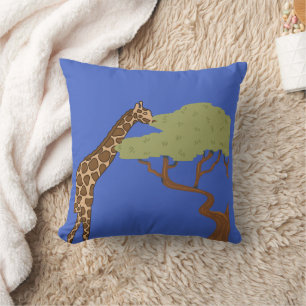 Giraffe, Acacia Throw Pillow