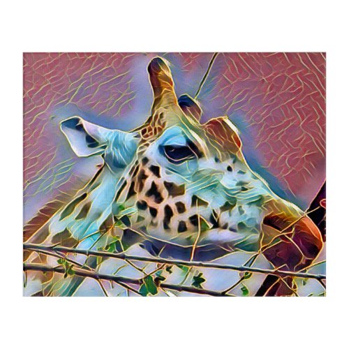 GIRAFFE  ACRYLIC PRINT