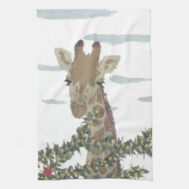 Giraffe, Africa, Animal, Wildlife Towel (Vertical)