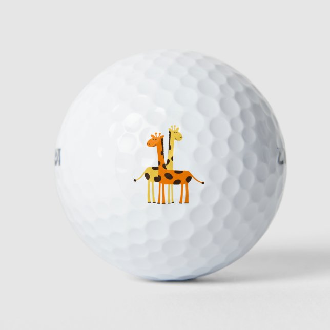 Giraffe Africa Safari Golf Balls (Front)
