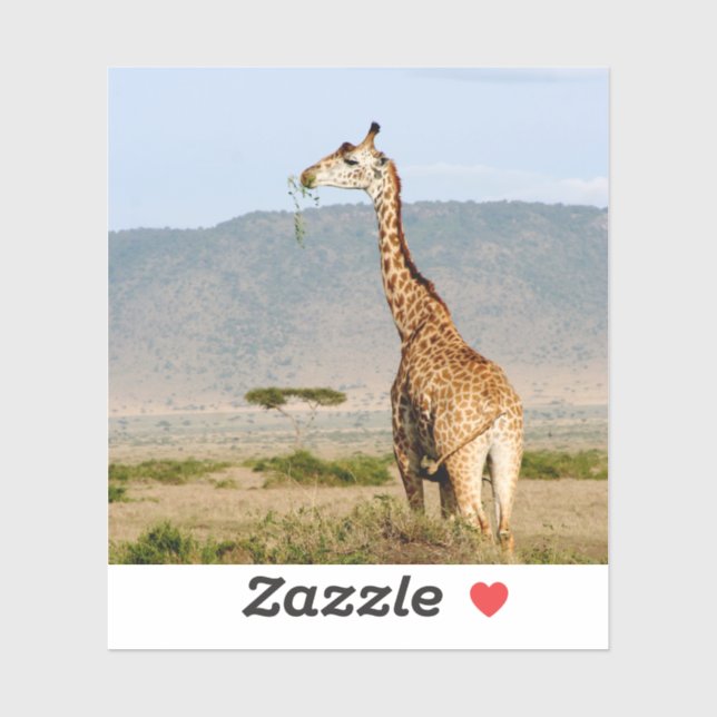 Giraffe Africa Sticker (Sheet)