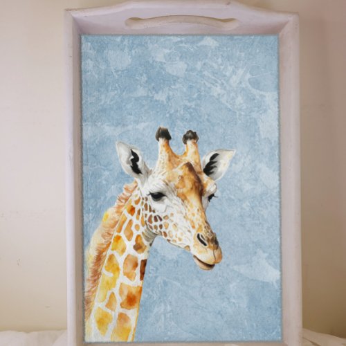 Giraffe Against a Blue Sky Decoupage Tissue Paper