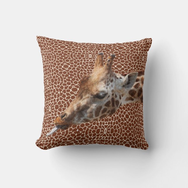 Giraffe American Mojo Pillow (Front)