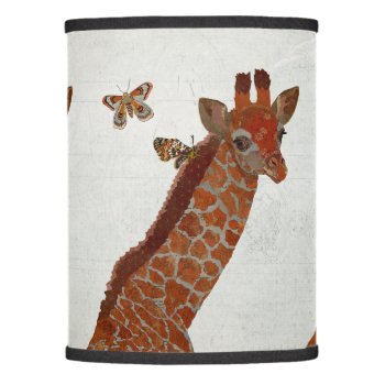 Giraffe  And Butterfies Lamp Shade by Greyszoo at Zazzle