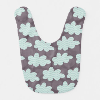 Giraffe and Clouds Baby Bib