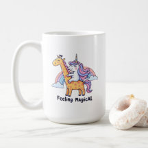 Giraffe and Unicorn