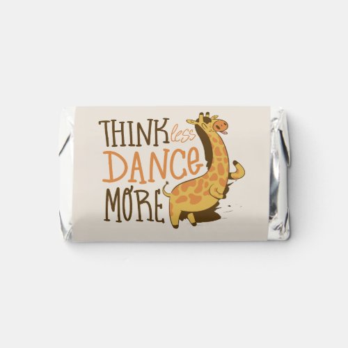 Giraffe animal dancing cartoon design hersheys miniatures