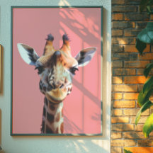 Giraffe | Animal Decor Print | Trendy Wall Art
