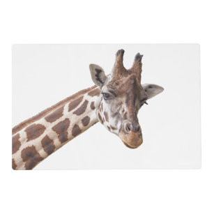 Giraffe Animal Portrait Photo Placemat