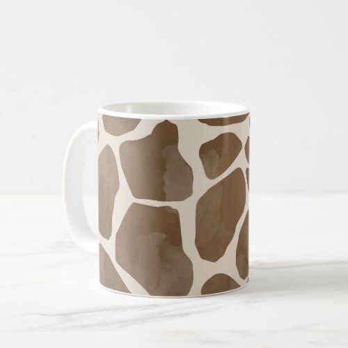 Giraffe Animal Print Pattern Coffee Mug